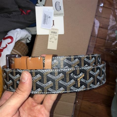 goyard for sale authentic belt|Goyard belt for sale.